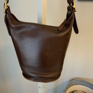 Vintage Coach bucket bag